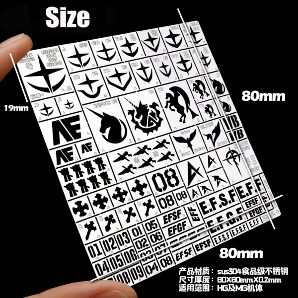 Mecha GM EFF Overspray Mask for Gundam Models - Image 9