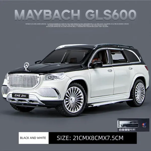 1:24 Mercedes Benz Maybach GLS600 Diecast Model Car - Image 9