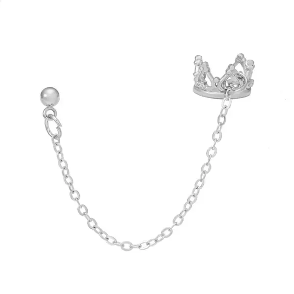 Long Tassel Ear Cuff Earrings Unisex Style - Image 9