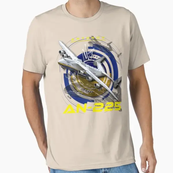 Antonov AN225 Mriya Cargo Aircraft T-Shirt - Image 14
