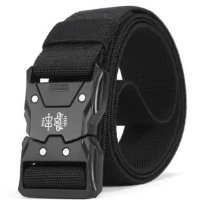 FRALU Tactical Elastic Belt with Metal Buckle