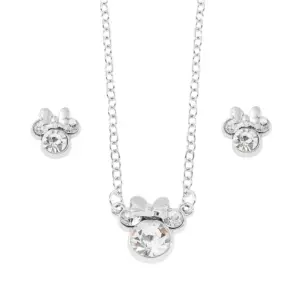 Disney Minnie Pendant Necklace and Earrings Set