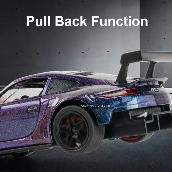 1:32 Scale Porsche GT3-RS Model Car with Sound - Image 5