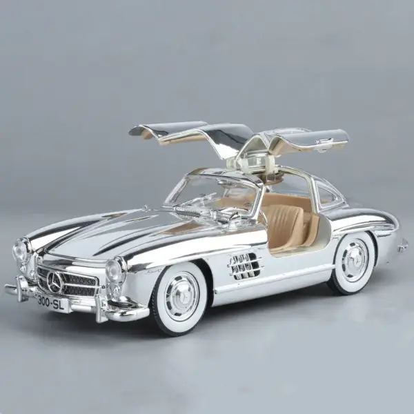 1:24 Alloy Benz 300SL Diecast Model Car - Image 9