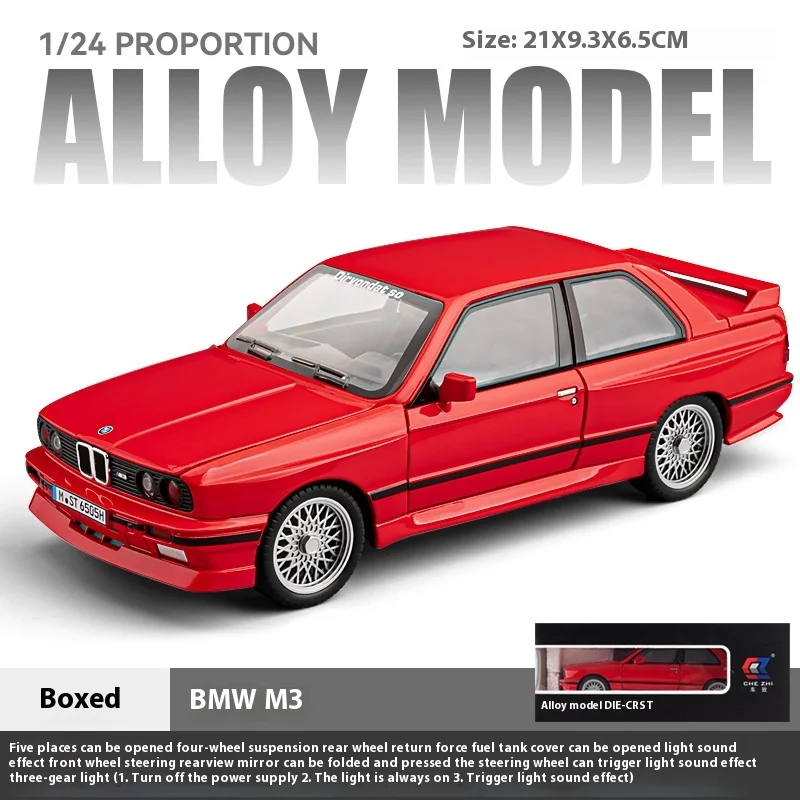 1:24 BMW M3 E30 1988 Alloy Model Car 16 1:24 BMW M3 E30 1988 Alloy Model Car - Image 16