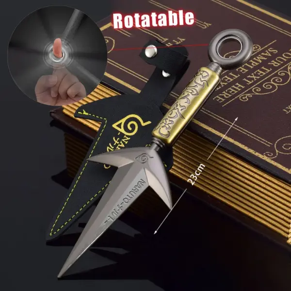 Namikaze Minato Kunai Model 23cm Metal Craft - Image 8