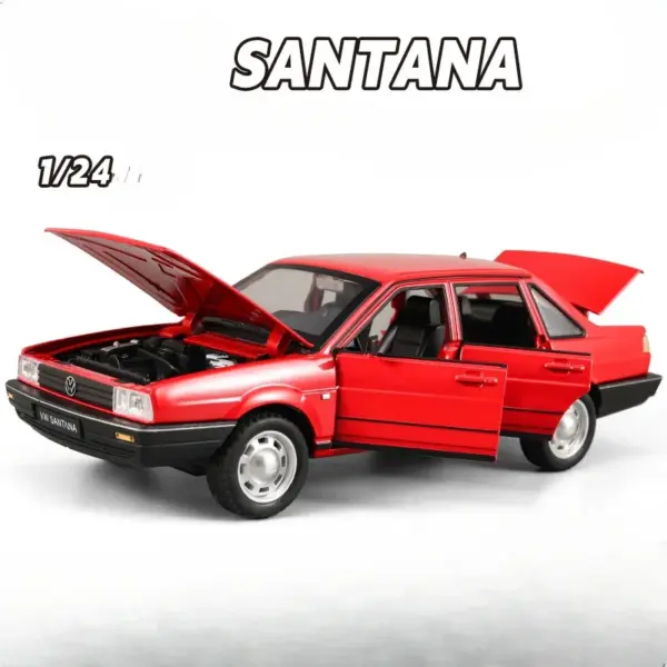 VW Santana Retro Diecast Car Model 1:24 - Image 9
