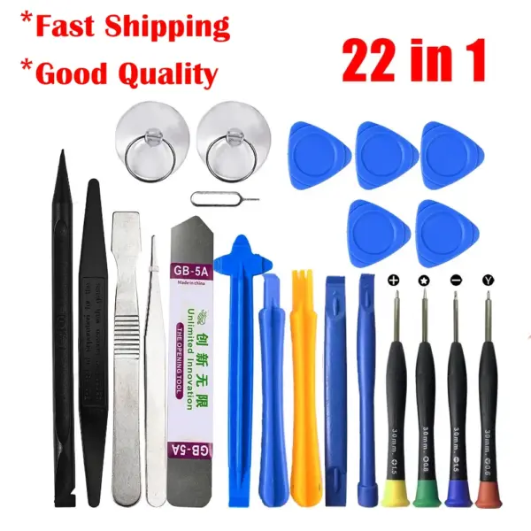22-in-1 Tool Kit for Phone, Tablet, Laptop Repair - Image 9