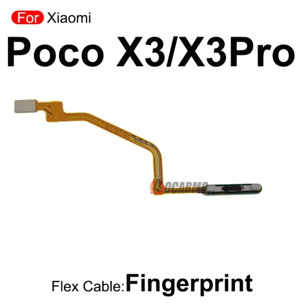 Fingerprint Sensor Home Button Flex Cable for Xiaomi POCO X3 - Image 2