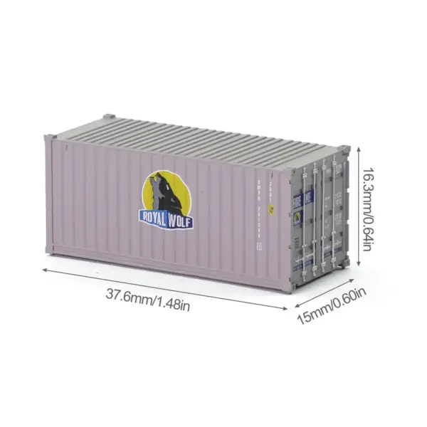 N Scale 1/160 20ft Shipping Container Model - Image 3