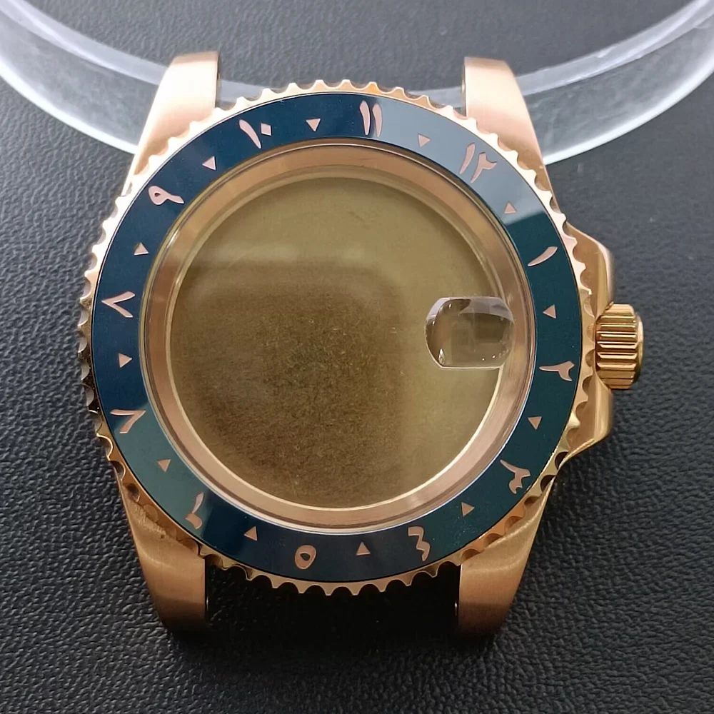 NH35 GMT Steel Watch Case 40.5mm Silver 41 NH35 GMT Steel Watch Case 40.5mm Silver - Image 41