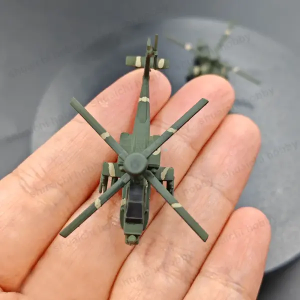 2PCS AH-64 Helicopter Models 1/400 1/350 Scale - Image 6