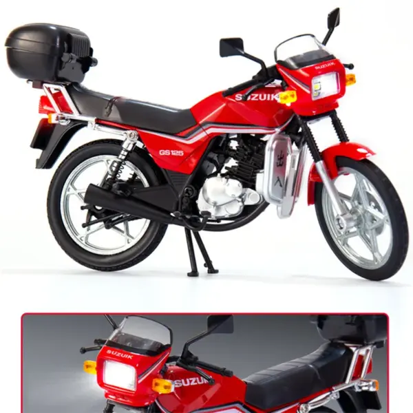 1:12 Suzuki GS125 Diecast Motorcycle Model - Image 3
