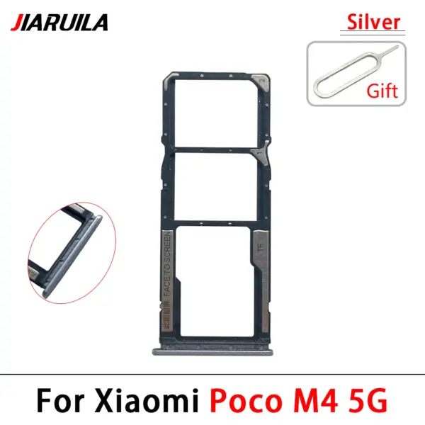 Dual SIM & SD Card Tray for Xiaomi Poco M4/M5/M6 Pro - Image 5