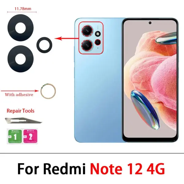 Camera Glass Lens for Xiaomi Redmi Note Series - Image 12