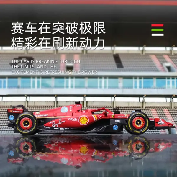 1:18 Ferrari SF24 F1 Model Car by Bburago - Image 2