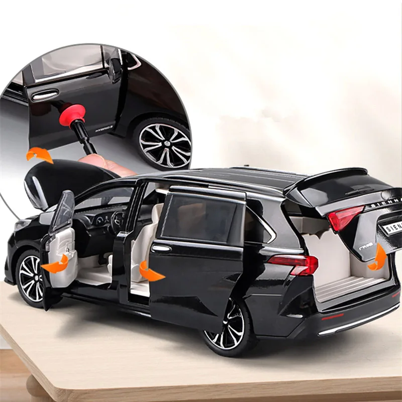 1:24 Toyota Sienna MPV Alloy Model Car 6 1:24 Toyota Sienna MPV Alloy Model Car - Image 6