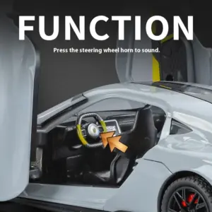 1:24 Gemera GT Diecast Model Car with Sound 21 S18cd46343e8d4d88874a60933a9281c4X