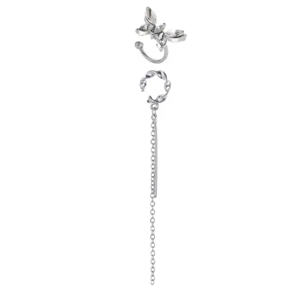 Long Tassel Ear Cuff Earrings Unisex Style - Image 11