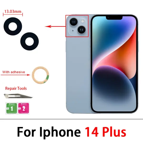iPhone Camera Glass Lens Replacement Kit - Image 16