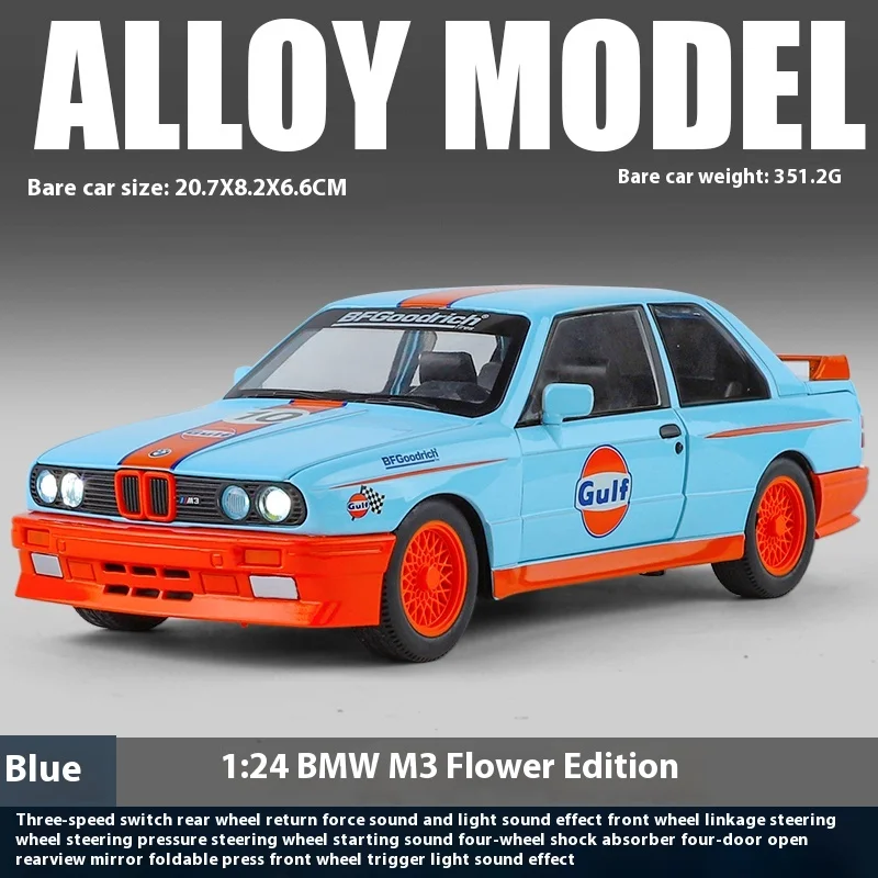 1988 1:24 BMW M3 E30 Diecast Model Car 10 1988 1:24 BMW M3 E30 Diecast Model Car - Image 10