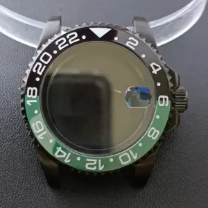 NH35 GMT Steel Watch Case 40.5mm Silver 182 S1940a747d26c41d2b8bc8a1f0849e3fbc