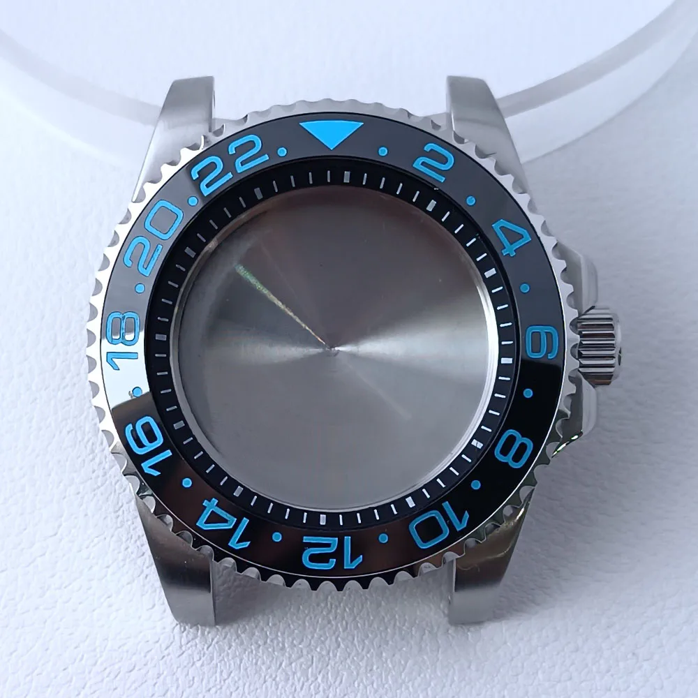 40.5mm Stainless Steel GMT Watch Case NH35/NH36 60 40.5mm Stainless Steel GMT Watch Case NH35/NH36 - Image 60
