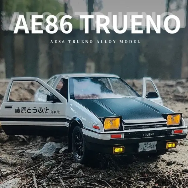 1:20 Scale Alloy Initial D AE86 Diecast Car - Image 2