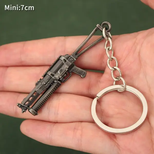 PUBG Mini Gun Keychain Alloy S1897 Model - Image 9