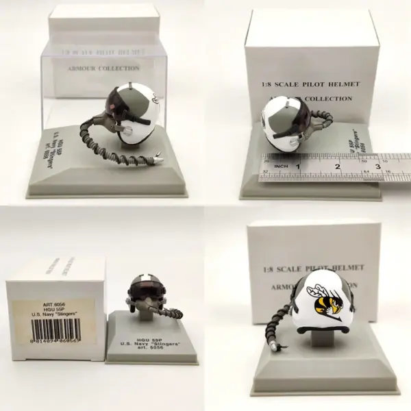 Diecast Pilot Helmet HGU 26P/33P/55P/MC 10/Gueneau 316 - Image 17
