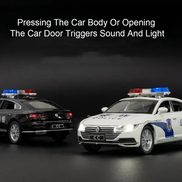 1:32 Scale Police Car Alloy Model with Sound - Image 4