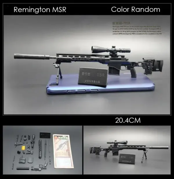 1:6 Scale AK74 Sniper Rifle and HK416 Model - Image 4