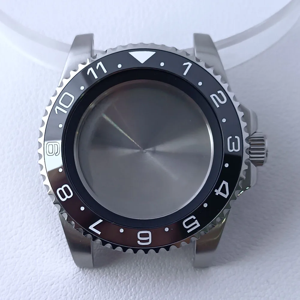 40.5mm Stainless Steel GMT Watch Case NH35/NH36 63 40.5mm Stainless Steel GMT Watch Case NH35/NH36 - Image 63