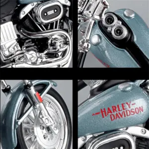 Maisto 1:18 Harley 1977 FXS Low Rider Diecast Motorcycle 8 S1a38f70f2b384e0690008f3e113c84c30