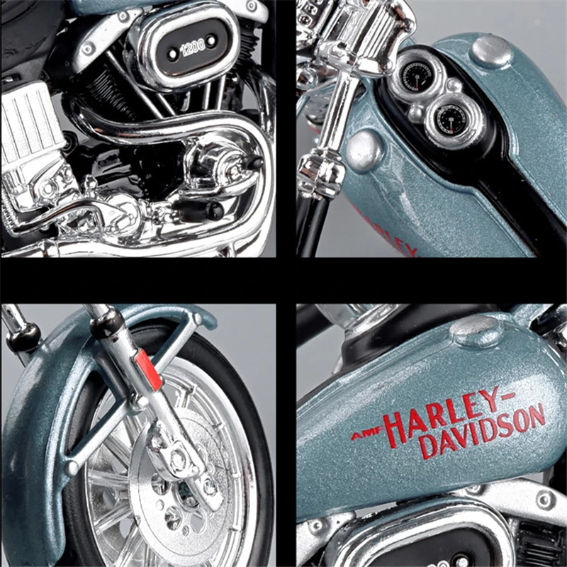 Maisto 1:18 Harley 1977 FXS Low Rider Diecast Motorcycle 3 Maisto 1:18 Harley 1977 FXS Low Rider Diecast Motorcycle - Image 3