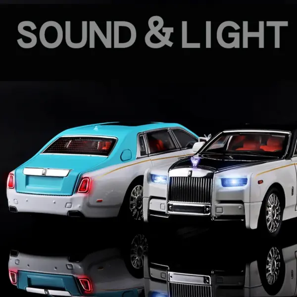 1:18 Rolls Royce Phantom Diecast Car Model - Image 2