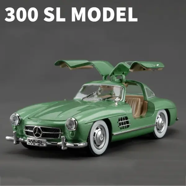 1:24 Scale Classic Diecast 300SL Car Model - Image 9