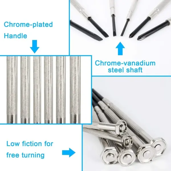 6-Piece Precision Screwdriver Set for Repairs - Image 3