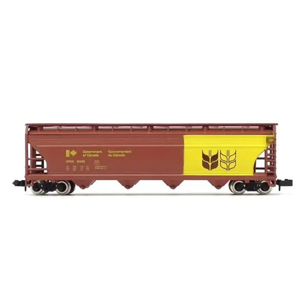 N Scale 1/160 Yellow Wheat Train Carriage Model - Image 7