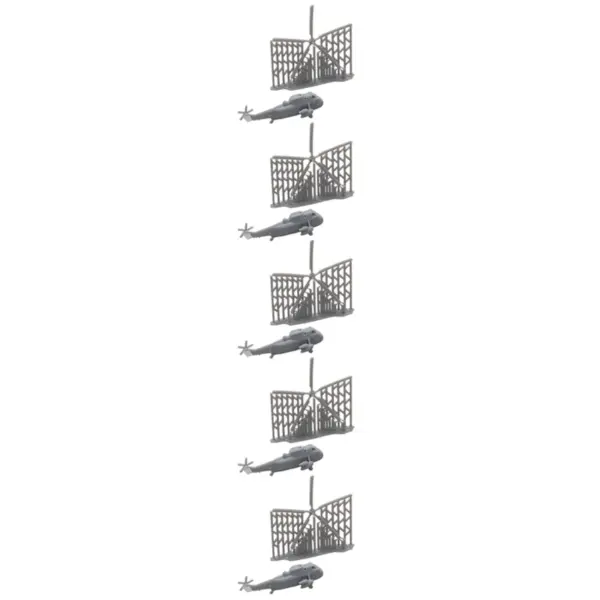 5 Set SH-3 Sea King Helicopter Models - Image 10