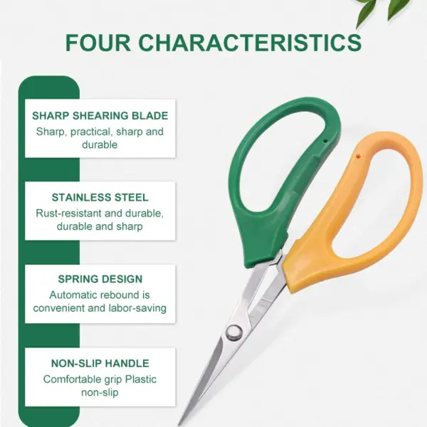 Sturdy Garden Pruning Shears with Soft Handles - Image 3