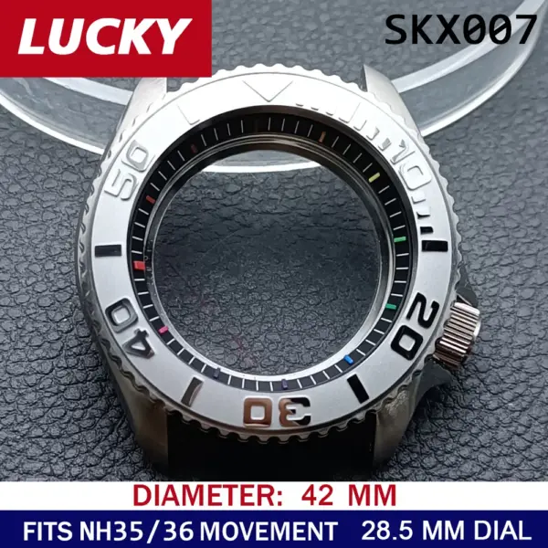 N H35 42mm Stainless Steel Watch Case - Image 42