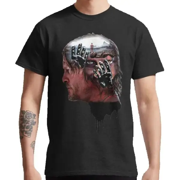 Death Stranding Cotton T-Shirt for Men - Image 7