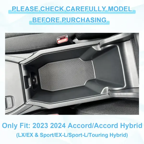 Honda Accord 2023-24 Center Console Organizer - Image 3