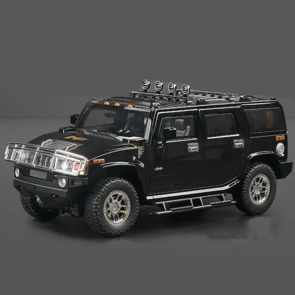 1/18 Hummer H2 Diecast SUV Model with Lights - Image 9