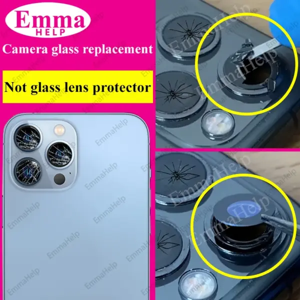 EmmaHelp 10-Pack Rear Camera Lens for iPhone Models - Image 5