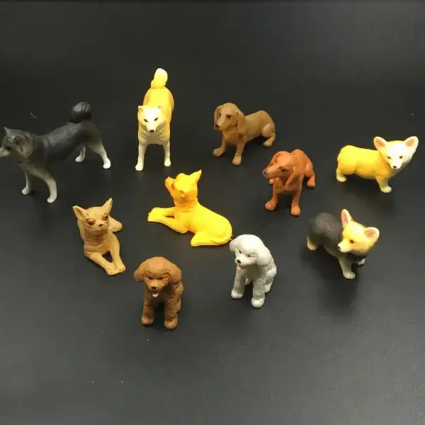 10pcs 1:10 Dog Model Figure Set - Image 8