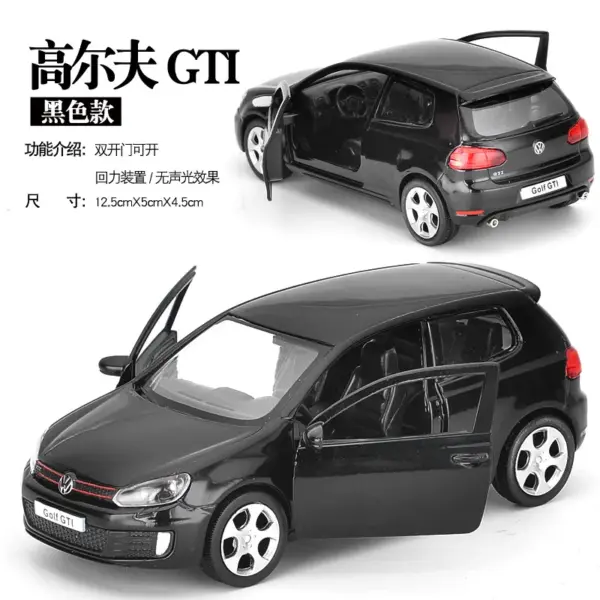 1:36 Volkswagen Golf 6 GTI Diecast Model Car - Image 7