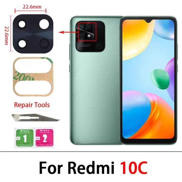 2-Piece Camera Glass for Xiaomi Redmi Series - Image 8