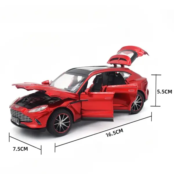 1/32 Scale Aston Martin DBX Diecast Model Car - Image 5